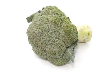 Beyaz arka plan üzerinde izole brokoli sebze