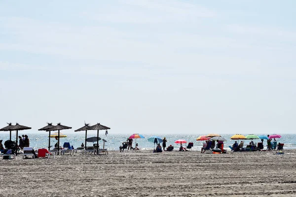 Levante Beach Santa Pola Alicante Valencian Community Spain Europe September — Stock Photo, Image