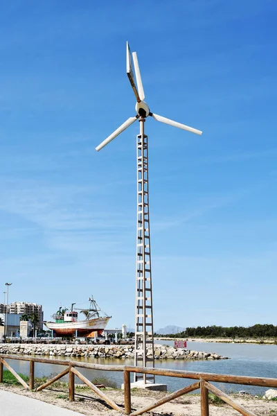 Windmill Gola Del Segura Segura River Guardamar Del Segura Alicante — Stock Photo, Image