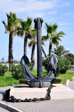 Guardamar del Segura, Alicante 'deki Marina de las Dunas spor limanı. İspanya. Avrupa. 23 Eylül 2019