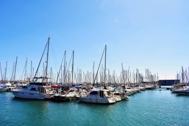 Alicante Leisure limanı, Valensiyalıların spor limanı. İspanya. Avrupa. 23 Eylül 2019