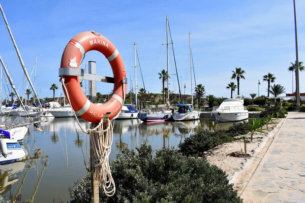 Guardamar del Segura, Alicante 'deki Marina de las Dunas spor limanı. İspanya. Avrupa. 23 Eylül 2019