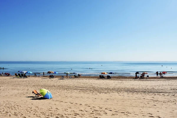 Guardamar Del Segura Strandja Alicante Spanyolországba Európába Szeptember 2019 — Stock Fotó