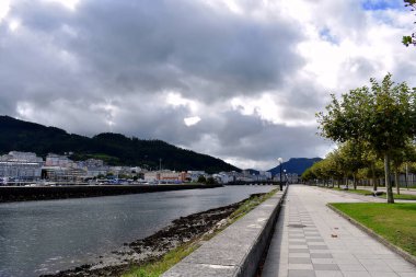 Viveiro şehri, Lugo, Galiçya. İspanya. Avrupa. 30 Eylül 2019