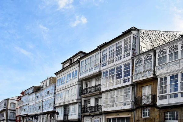 Buildings Houses City Viveiro Lugo Galicia Spain Europe October 2019 — Stock Photo, Image