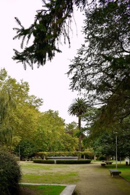 Ferrol, Galiçya, İspanya, Avrupa 'daki Reina Sofa Parkı ve Herrera Bahçeleri, 7 Ekim 2019