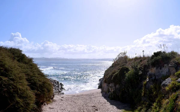 Corua Galiçya Kıyısı Manzarası Spanya Avrupa — Stok fotoğraf