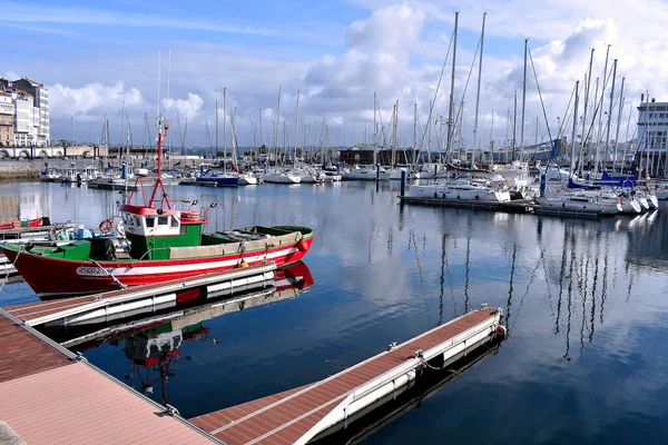 Corua Limanı Galiçya Spanya Avrupa Ekim 2019 — Stok fotoğraf