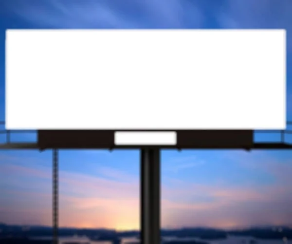 Blank Blurred Billboard Sky Suutable Your Advertisement — Stock Photo, Image