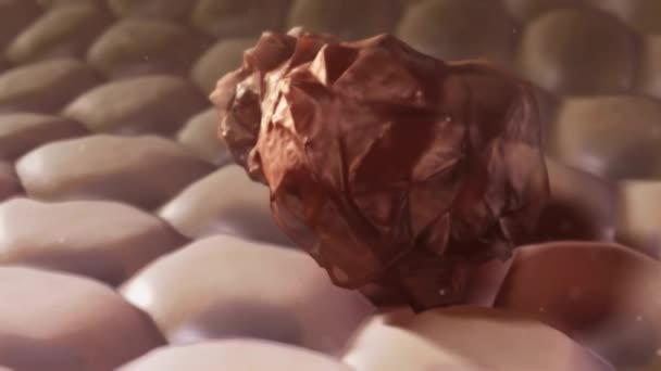 肾结石的三维医学动画 — 图库视频影像