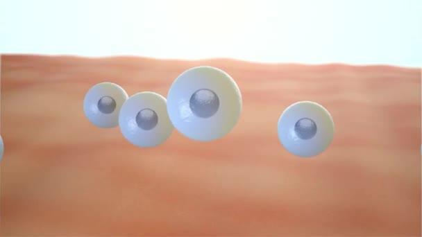 Oxygène pénétrant dans la peau 