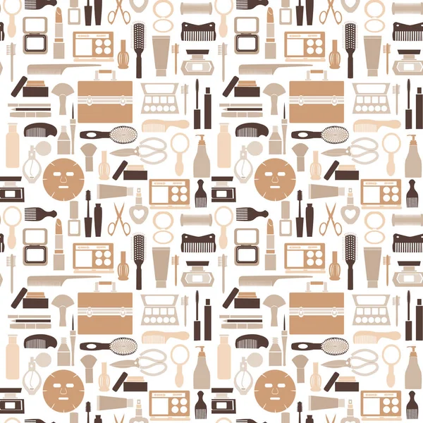 Makyaj kozmetik güzellik deseninin arka plan 