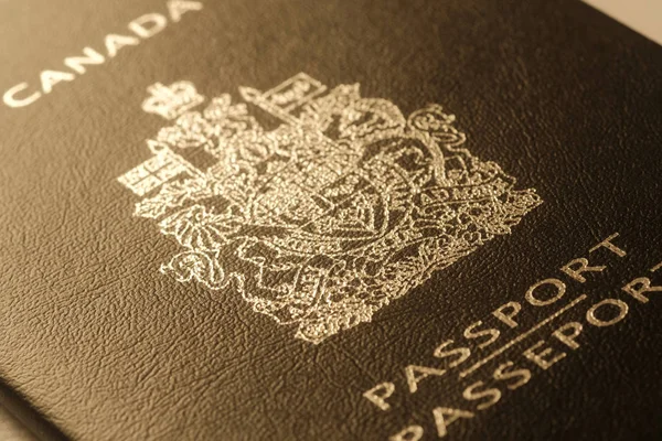Capa de passaporte tonificada foto embaçada — Fotografia de Stock