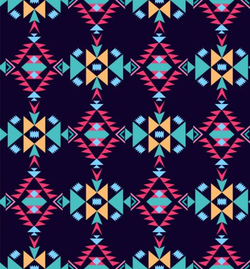 Vektör dekoratif kabile geometrik kusursuz desen. Duvar kağıdı, arkaplan, dekorasyon için kullanılabilir.  