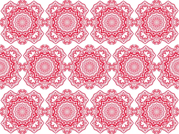 Vector Vintage Decorative Elements Mandala Pattern Background Texture Wallpaper Wrapping — Stock Vector