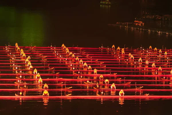 Guilin, Çin, 24 Mart 2014, izlenim Liu Sanjie perfo göster