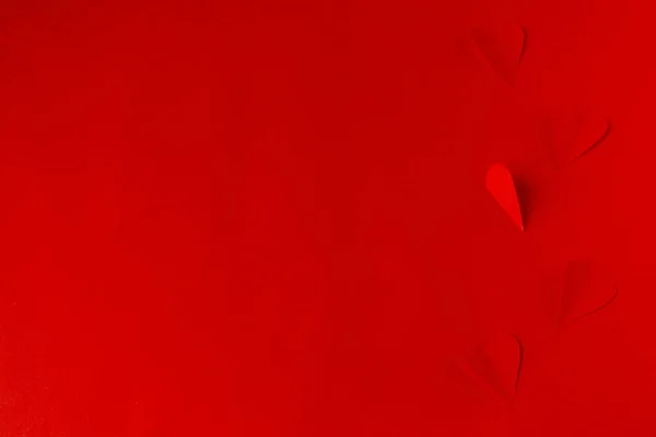 background of red and white hearts. Valentine\'s Day,