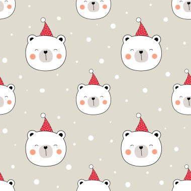 Noel için karın içinde kusursuz şekilli hayvan başı / Kusursuz desenli kardaki hayvan başı Noel için