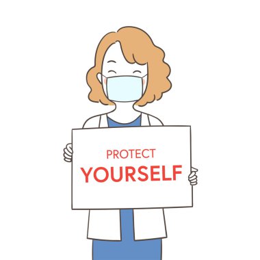 Doktorun tahtasını çiz ve kendini koru. 