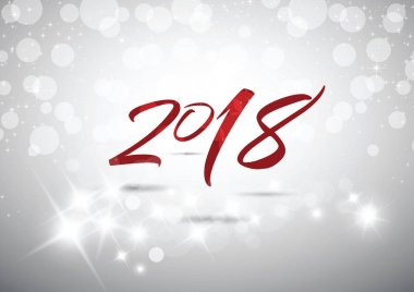 2018 yeni yıl kutlama kartı