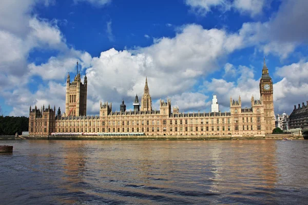 The building of British Parliament in London city, England, UK