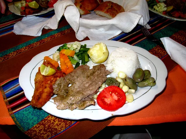The national food, Bolivia, South America