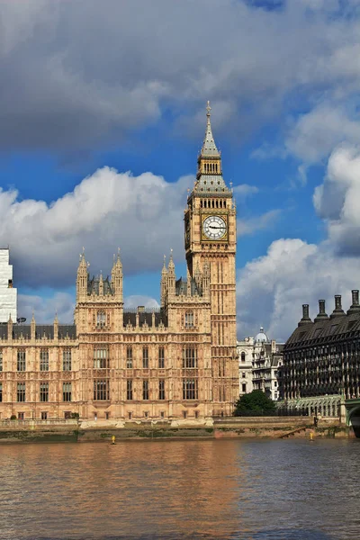 The building of British Parliament in London city, England, UK