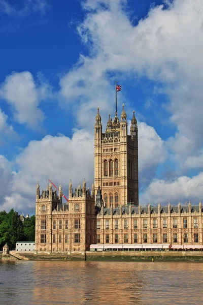 The building of British Parliament in London city, England, UK