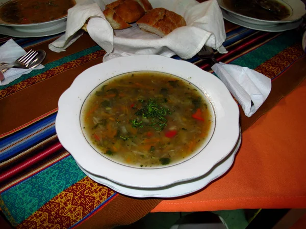 The national food, Bolivia, South America