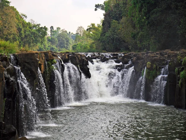 The waterfall in Jungle, Laos