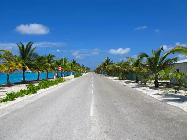 The road in the airport, Male, Maldives, Indian ocean