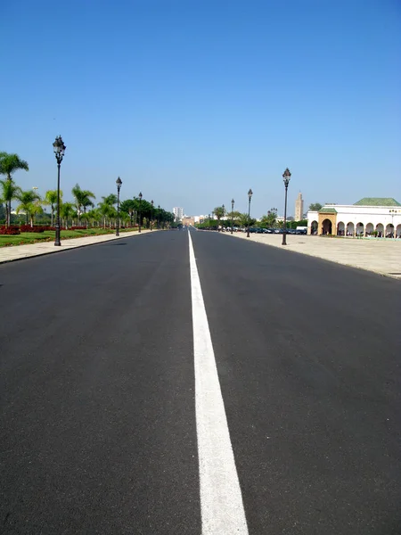 The road in the royal palace, Rabat, Morocco