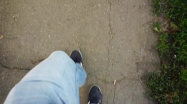 Patika üzerinde gidiş Mens ayak