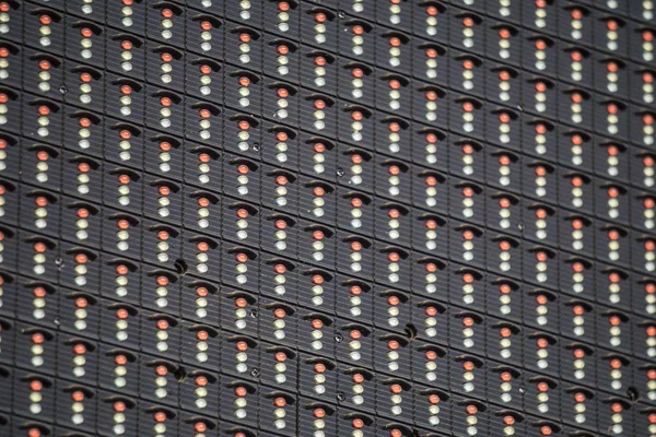 무대의 장식으로 옥외 모듈 LED 패널 — 스톡 사진
