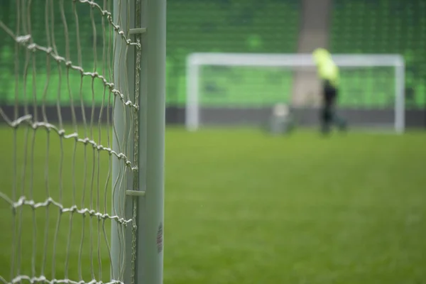 Fútbol y fútbol gol a través de la red. Copa del Mundo . —  Fotos de Stock