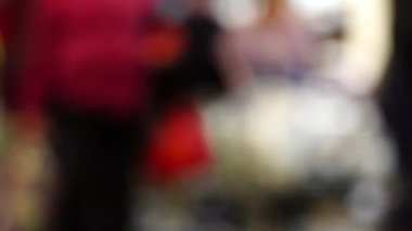 Bulanık alışveriş merkezi arka planı