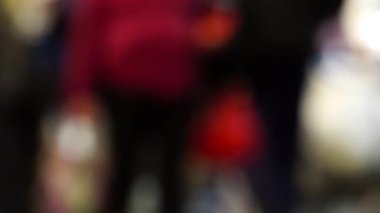 Bulanık alışveriş merkezi arka planı