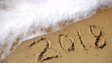 2018 ve 2019 kapalı deniz dalga yıkar görünür