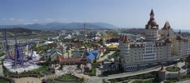 Soçi, Rusya - 11 Eylül 2017: Otel Bogatyr