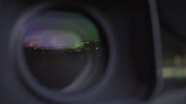 Çalışma vınlamak mercek ışık parlama ile