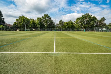 Bern, Stadion Neufeld, İsviçre - 27 Temmuz 2019: çok amaçlı stadyum. FC Bern ve Bsc Young Boys 'un ev sahibi takımı. Stadyumun kapasitesi 14 bin seyirci.