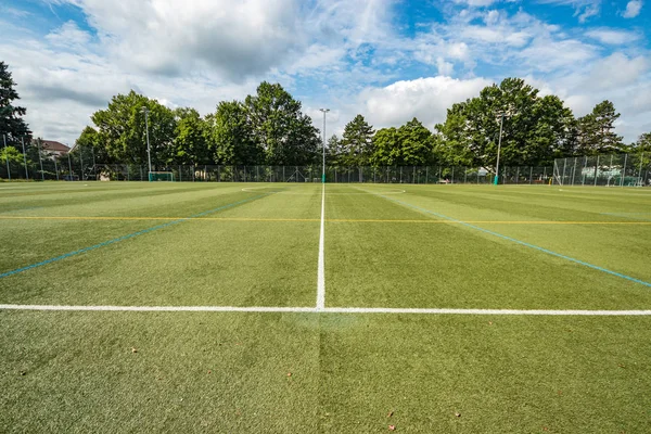 Bern, Stadion Neufeld, İsviçre - 27 Temmuz 2019: çok amaçlı stadyum. FC Bern ve Bsc Young Boys 'un ev sahibi takımı. Stadyumun kapasitesi 14 bin seyirci.