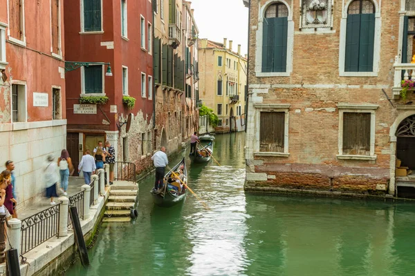 Вениция Италия Августа 2019 Года Один Тысяч Уютных Уголков Венеции — стоковое фото