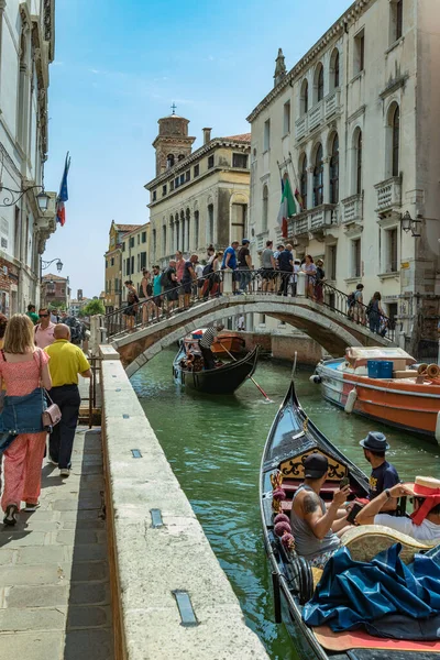 Venice Itália Agosto 2019 Dos Milhares Belos Cantos Aconchegantes Veneza — Fotografia de Stock
