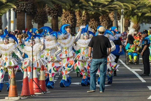 Santa Cruz Tenerife Spain February 2020 Coso Parade Avenida Anaga — Stockfoto