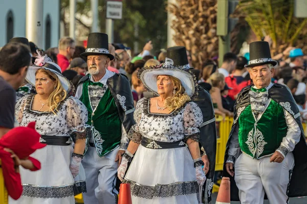 Santa Cruz Tenerife Spain February 2020 Coso Parade Avenida Anaga — Stockfoto