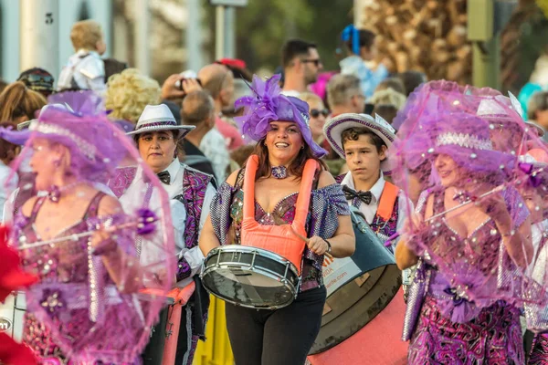 Santa Cruz Tenerife Spain February 2020 Coso Parade Avenida Anaga — Stockfoto