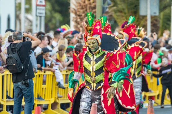 Santa Cruz Tenerife Spain February 2020 Coso Parade Avenida Anaga — Stockfoto