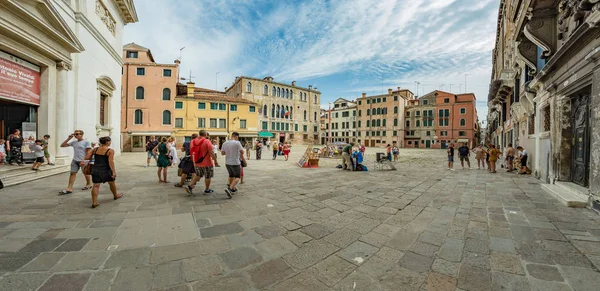 Venecia Italia Agosto 2019 Uno Los Miles Rincones Acogedores Venecia — Foto de Stock