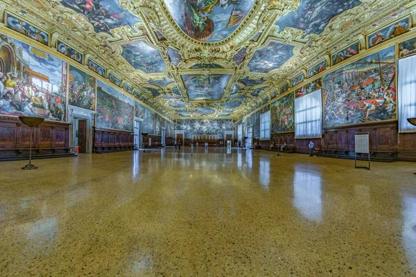 Venedig Italien August 2019 Innenraum Des Dogenpalastes Palazzo Ducale Die — Stockfoto